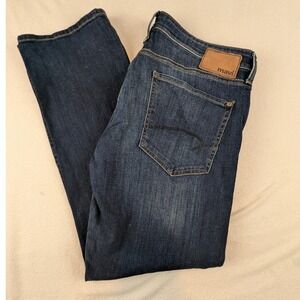 Mavi Jeans Zach Straight Leg Mens Dark Indigo Denim Jeans 36x30